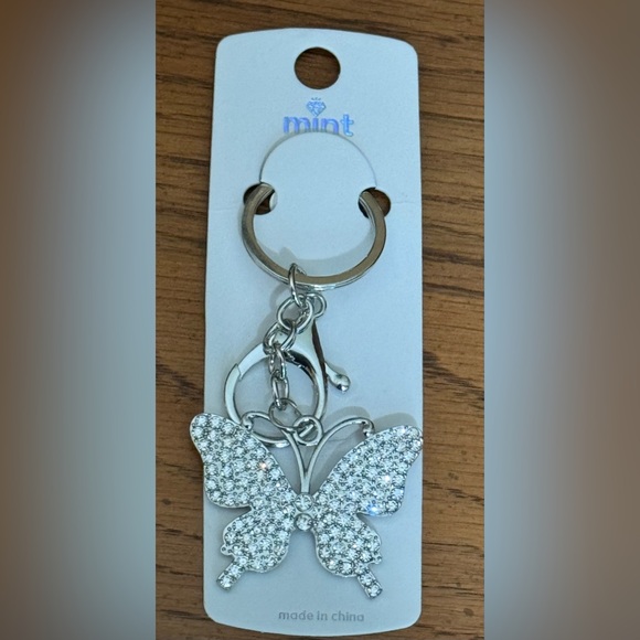 **DONATED**Mint Brand Butterfly 🦋 Bag Charm/Keychain NWT - Picture 1 of 1